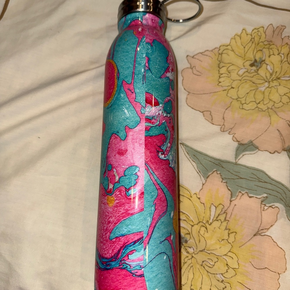 Swig Water Bottle Colorful Abstract Print